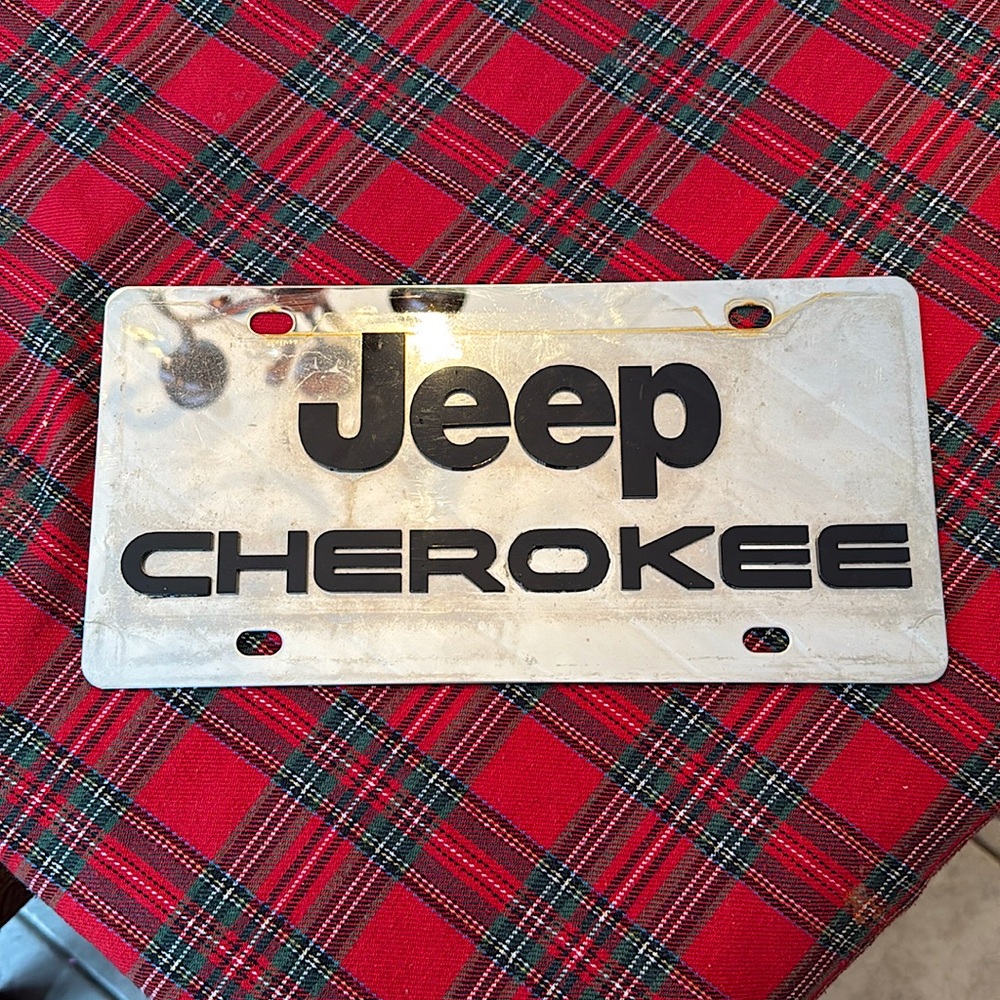Jeep Cherokee Mopar Front License Plate